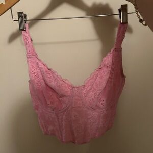Hollister Pink Lace Bralette